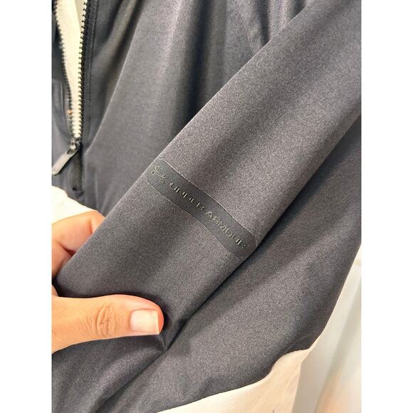 Under Armour 1/2 Zip Pullover Unstoppable Gore Hooded Windstopper‎ Jacket Medium - Picture 7 of 15